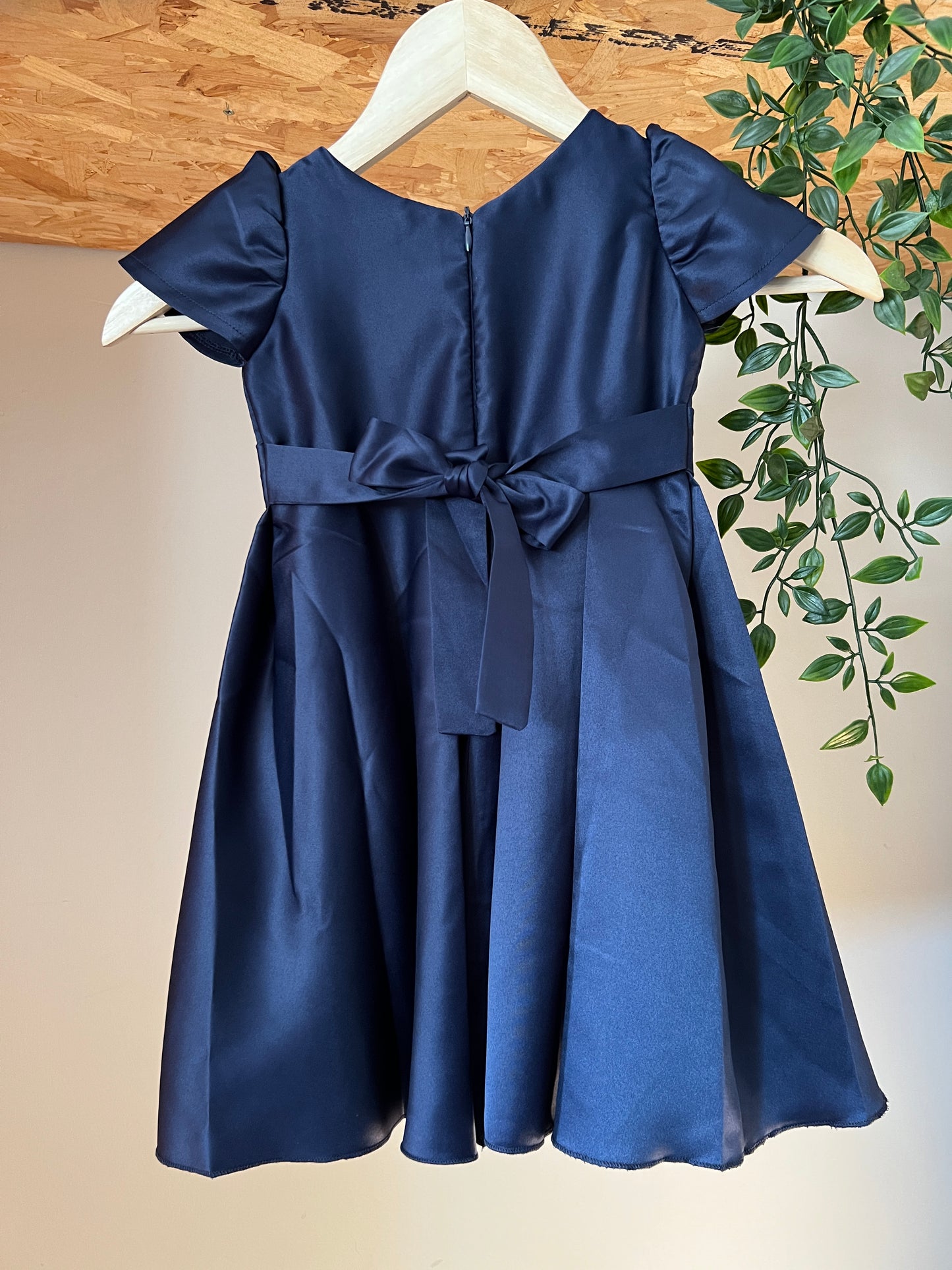 Classic children's dress - Navy Blue