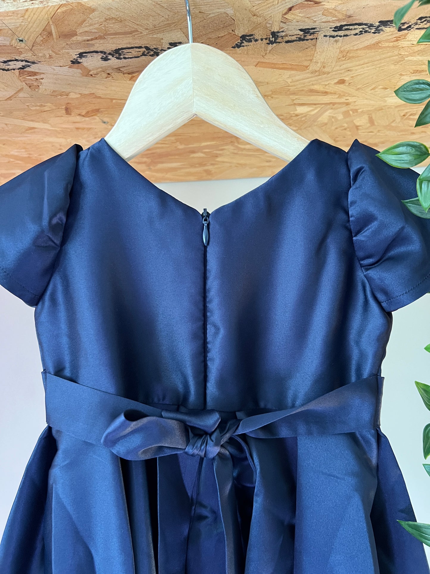 Classic children's dress - Navy Blue