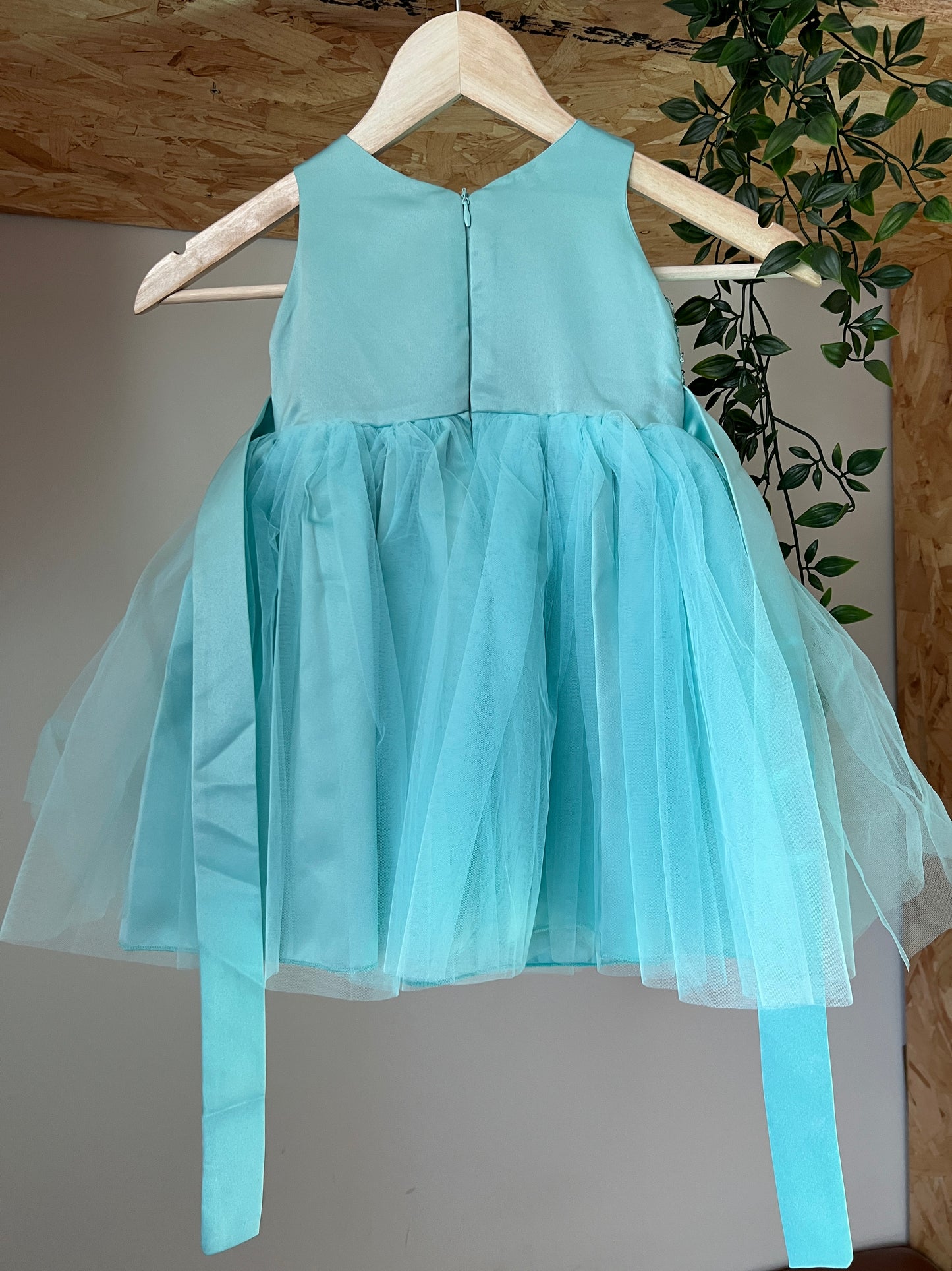 Girls sequin dress - Pastel Blue