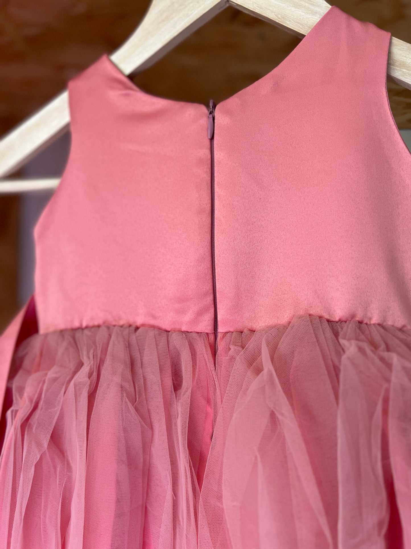 Girls sequin dress - Dusty Pink